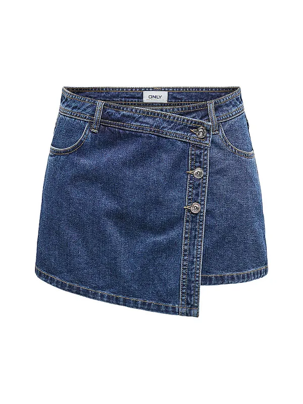 ONLY Hosenrock- Jeansskorts ONLLESLY azul oscuro | L