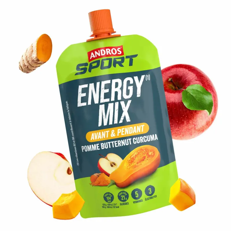 Bebida energética Andros Sport Energy Mix Pomme Butternut Curcuma