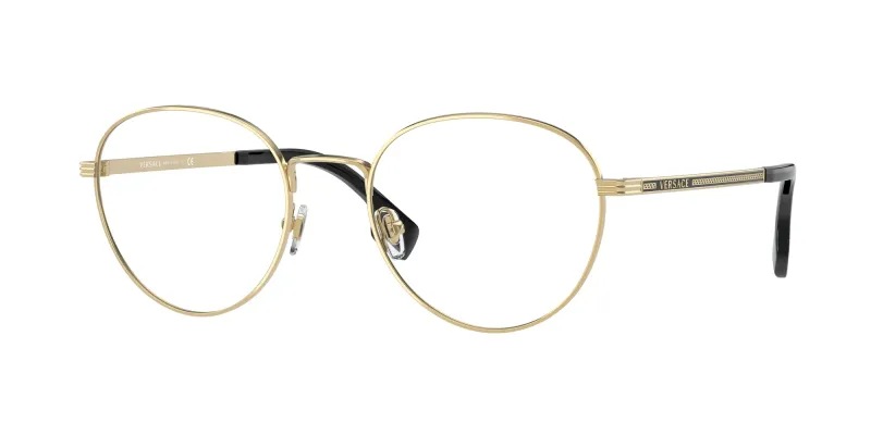 Versace Hombre Versace VE1279 1002 Monturas ópticas Acero Oro Pantos Normal