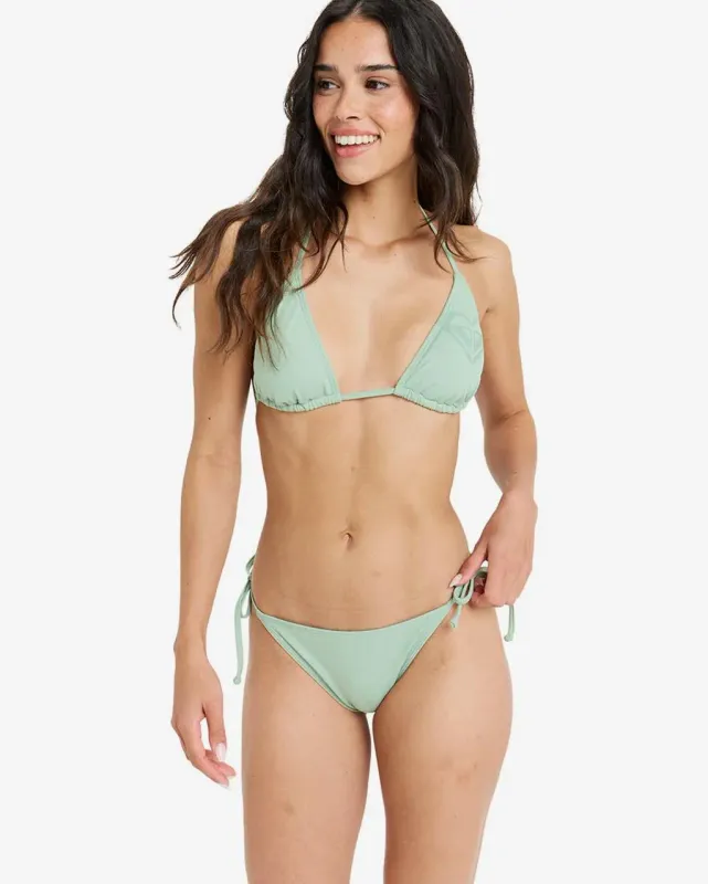 Bikini Roxy Beach Classics Tiki Tri Set verde palo mujer - L