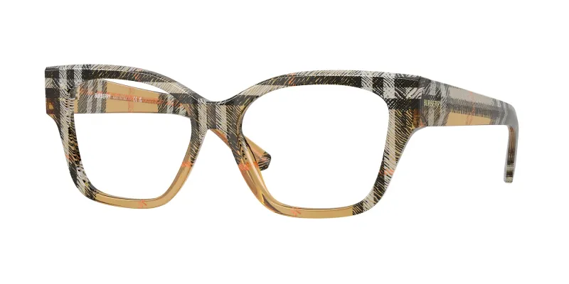 Burberry Mujer Burberry BE2420 4146 Monturas ópticas Acetato Marrón Cat Eye Normal