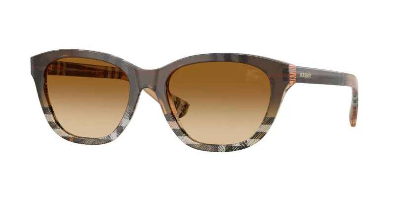 Burberry Mujer Burberry BE4486 420213 Gafas de sol Acetato Marrón Marrón Cuadrada Normal Matizado