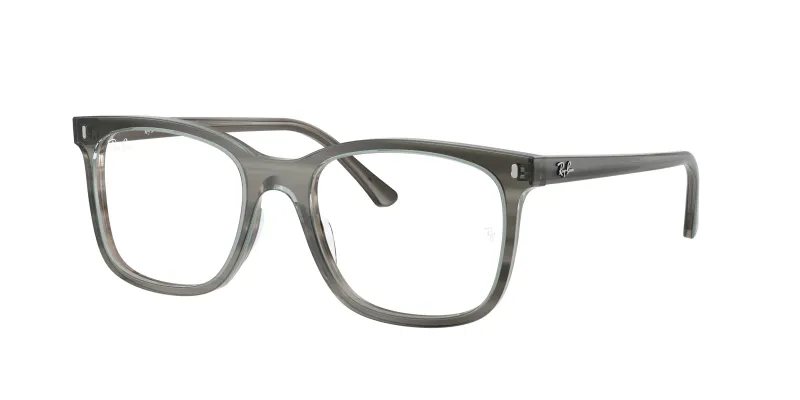Ray - Ban Unisex Ray - Ban RX5446 8453 Monturas ópticas Acetato Gris Transparente Cuadrada Normal