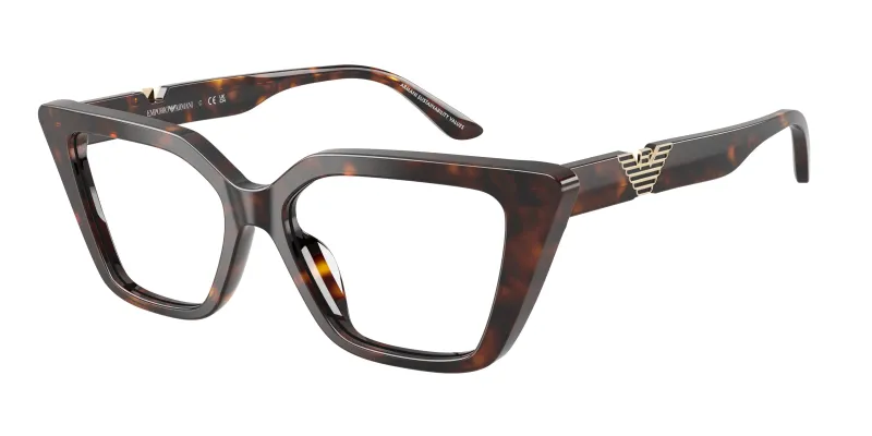 Emporio Armani Mujer Emporio Armani EA3273U 5026 Monturas ópticas Acetato Tortuga Cat Eye Normal