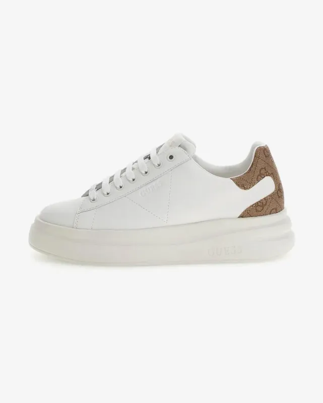 Zapatillas Guess Elbina blanco marrón mujer - 41