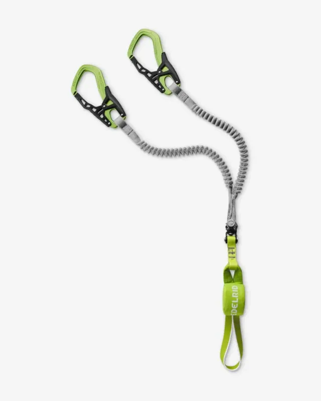 Set disipador vía ferrata Edelrid Cable Comfort VI verde gris