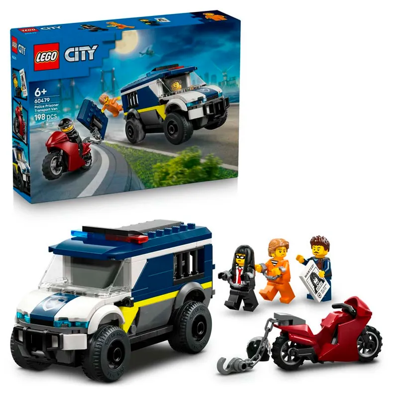 LEGO® City Furgoneta de Transporte Penitenciario de Policía 60479