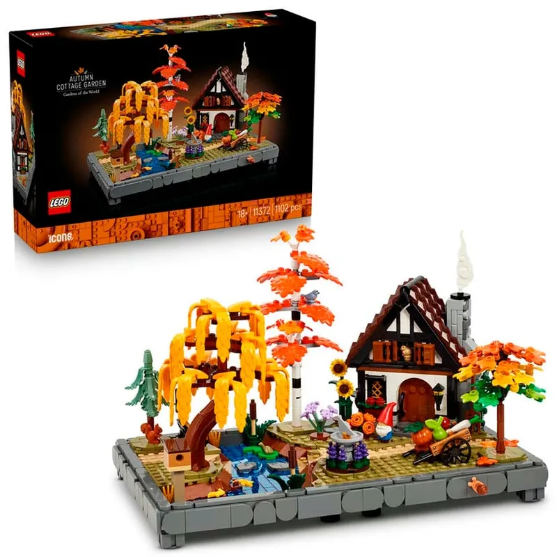LEGO® Icons Jardín Rural Otoñal 11372