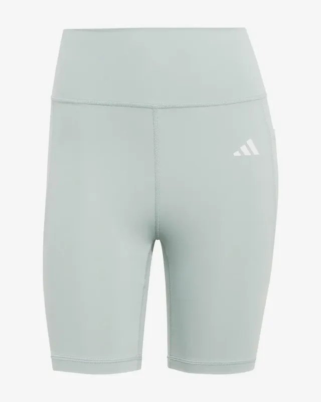 Malla corta adidas Optime Essentials Stash Pocket 7-Inch verde mujer - L