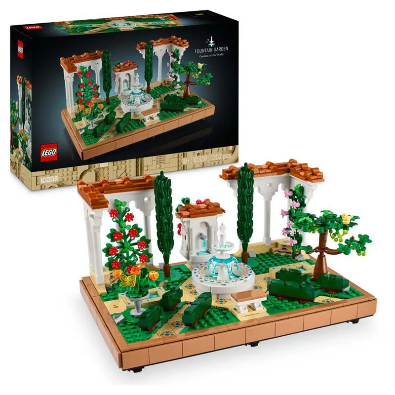 LEGO® Icons Jardín con Fuente 10359