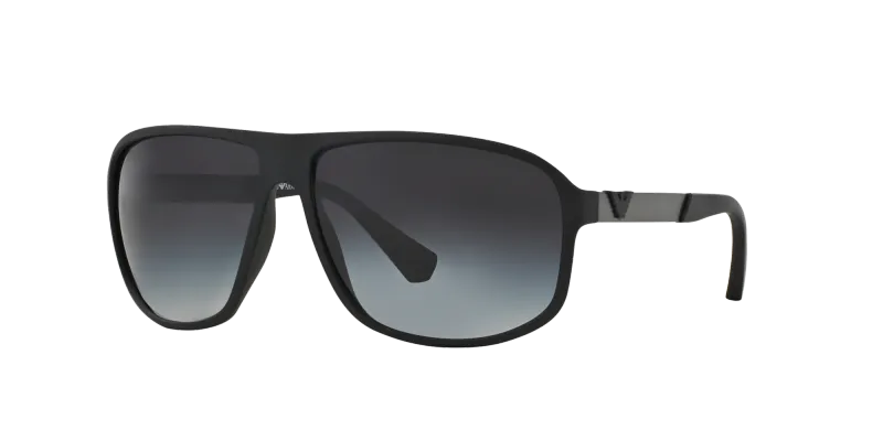 Emporio Armani Hombre Emporio Armani EA4029 50638G Gafas de sol Inyectado Negro Gris Cuadrada Normal Sombreado
