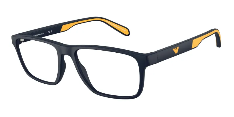 Emporio Armani Hombre Emporio Armani EA3233 5088 Monturas ópticas Inyectado Azul Cuadrada Normal