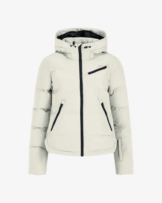 Chaqueta con capucha Protest PRTLucid blanco mujer - M