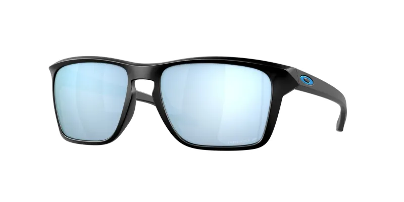 Oakley Hombre Oakley OO9448 SYLAS 944827 Gafas de sol O_MATTER Negro Azul Cuadrada Polarizado Prizm