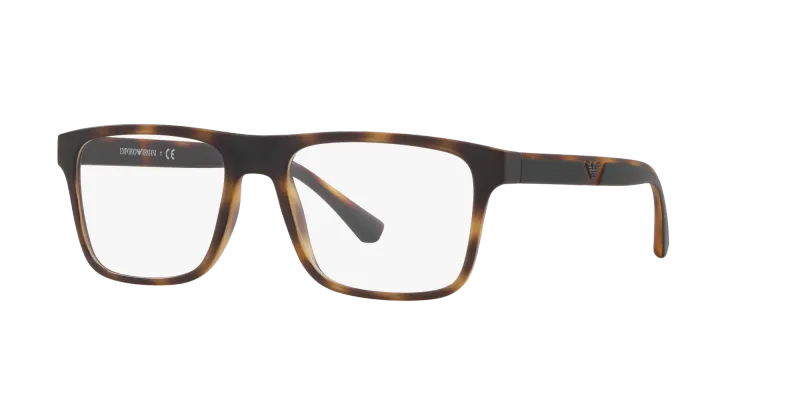 Emporio Armani Hombre Emporio Armani EA4115 58021W Gafas de sol Inyectado Tortuga Transparente Cuadrada Normal