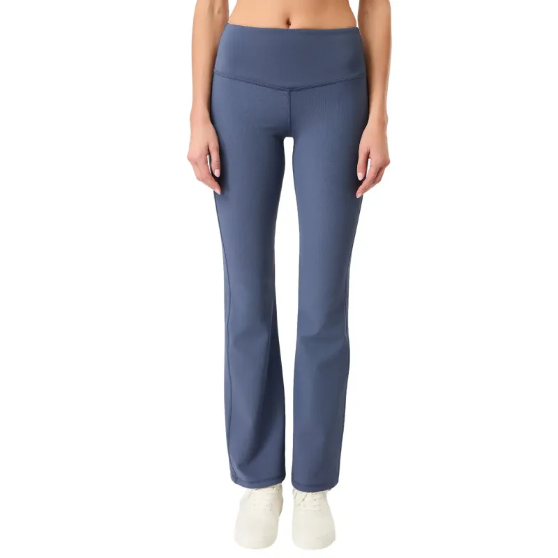 Pantalón acampanado y de canalé mujer Mandala
