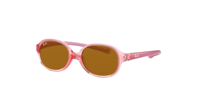 Ray - Ban Niños Ray - Ban RJ9187S 7080/3 Gafas de sol Nylon Rojo Marrón Redonda Normal