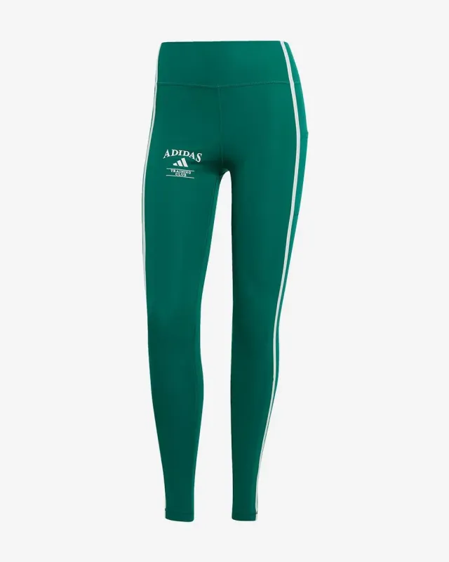 Malla larga adidas Optime Heritage verde oscuro mujer - XS