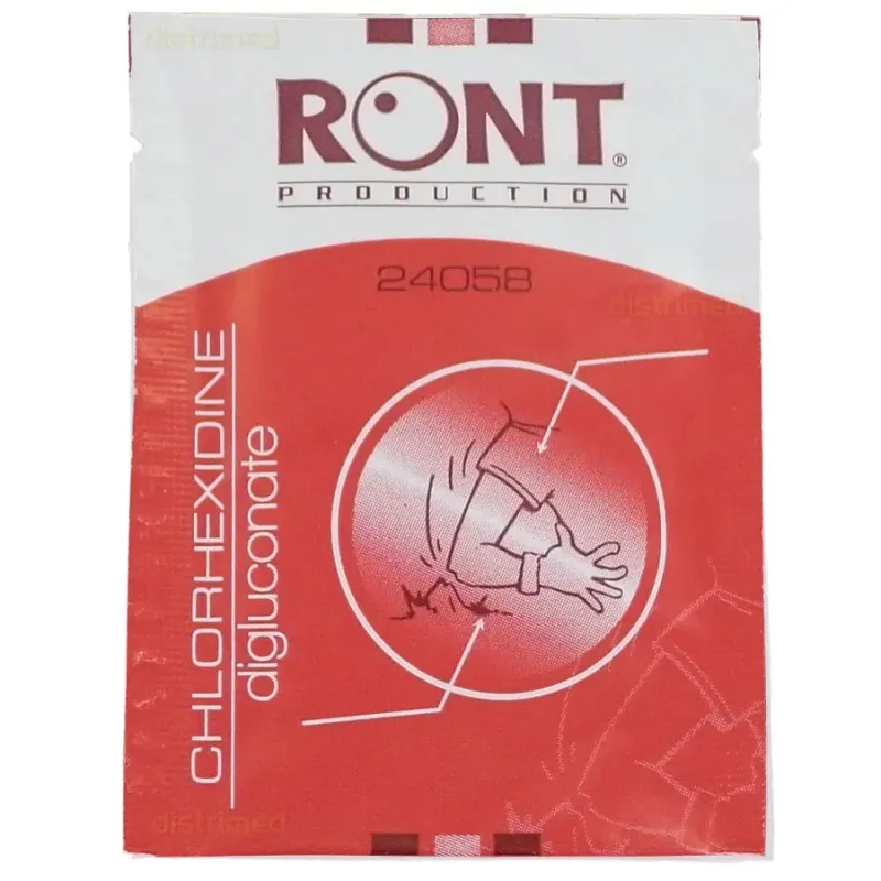 Toallitas de clorhexidina Sporti (x10)