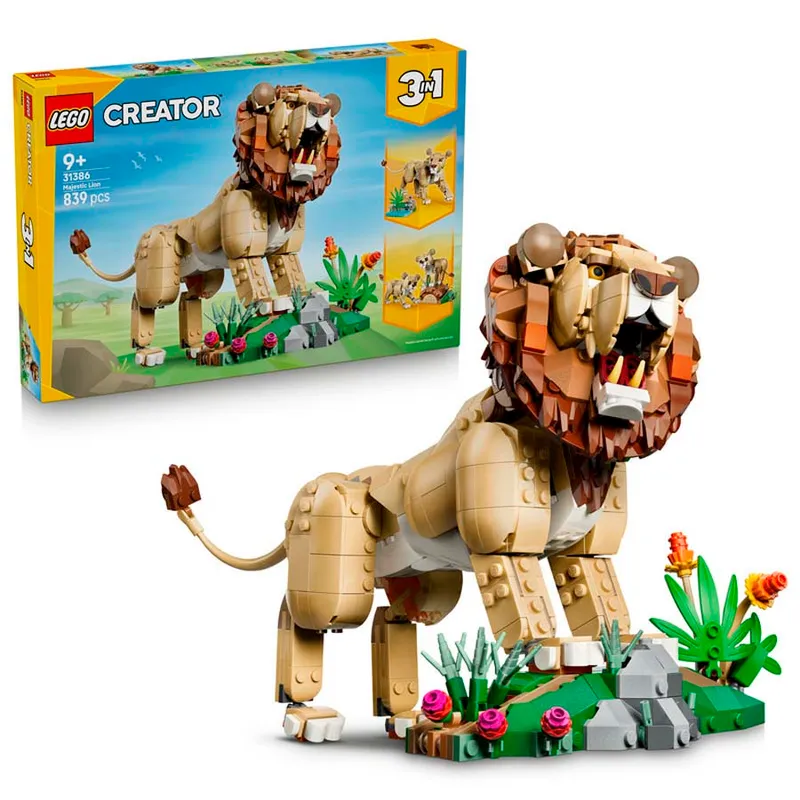 LEGO® Creator Animales Salvajes: León Majestuoso 31386