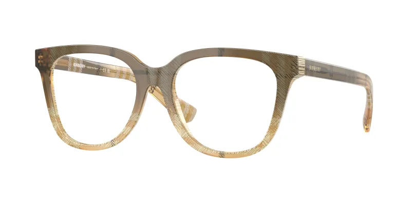 Burberry Mujer Burberry BE2439 4201 Monturas ópticas Acetato Marrón Pantos Normal