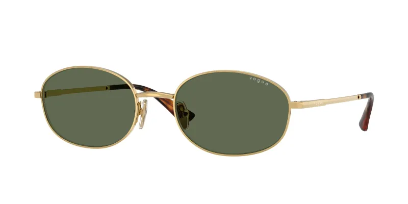 VOGUE EYEWEAR Mujer VOGUE EYEWEAR VO4323S 280/71 Gafas de sol Metal Oro Verde Redonda Normal