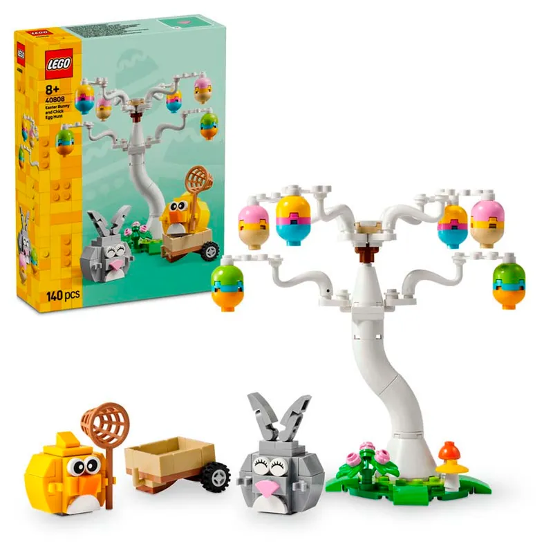 LEGO® LEGO Iconic Búsqueda de Huevos de Pascua del Conejo y el Pollito 40808