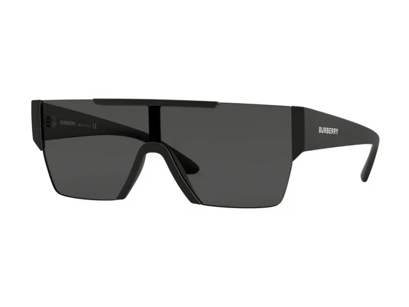 Burberry Hombre Burberry BE4291 346487 Gafas de sol Nylon Negro Gris Cuadrada Normal