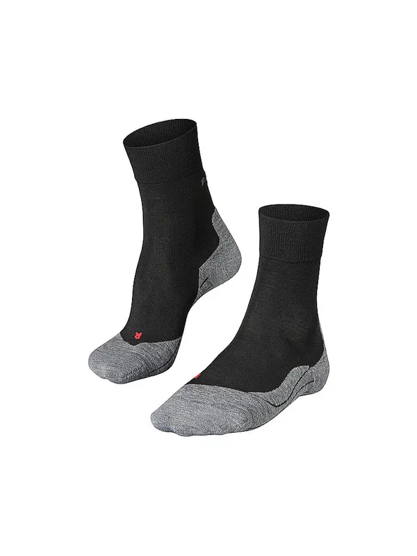 FALKE Calcetines de running para hombre RU 4 Wool negro | 46-48