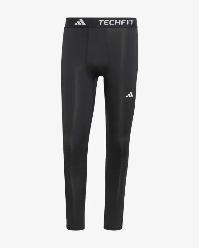 Malla larga adidas TECHFIT Compression 3 bandas negro puro - XL
