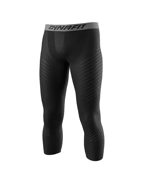 DYNAFIT Pantalón interior 3/4 de merino Tour Light para hombre negro | S