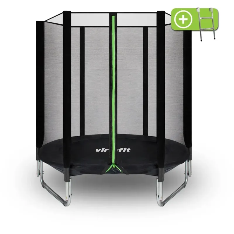 Trampolín de fitness con red de seguridad VirtuFit