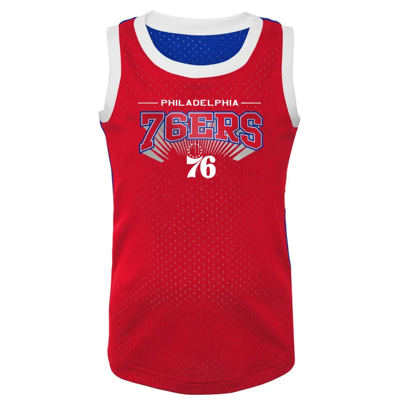Camiseta para niños Outerstuff NBA Philadelphia 76ers