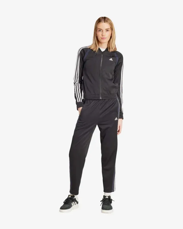 Chándal adidas Teamsport negro puro blanco mujer - S