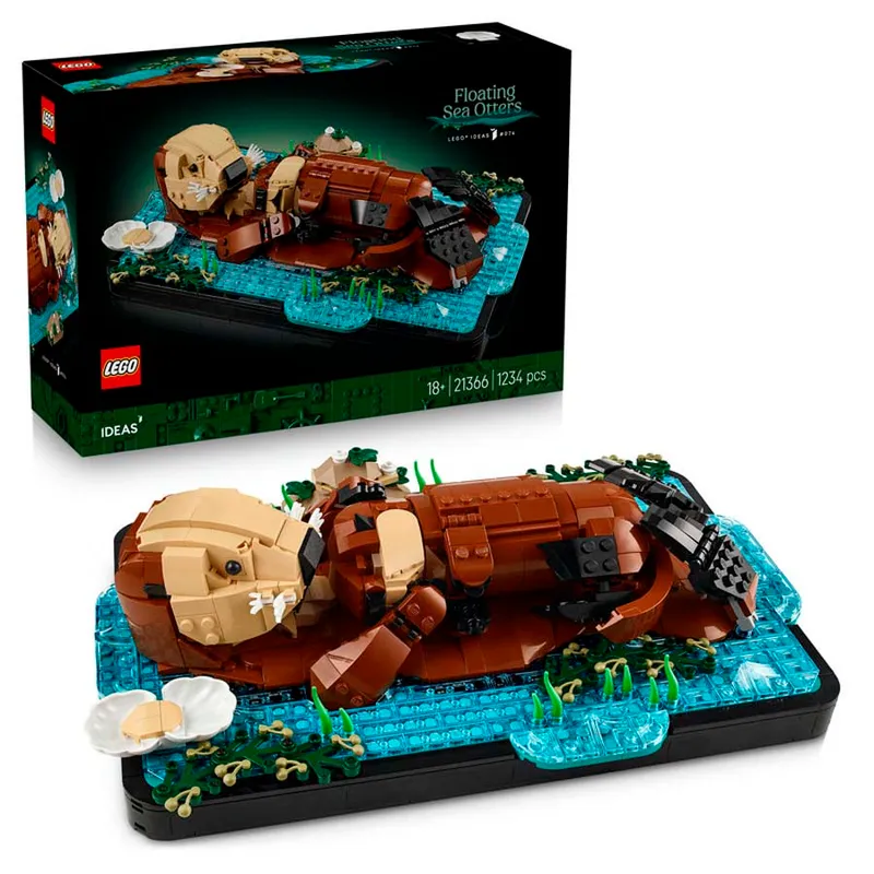 LEGO® Ideas Nutrias Marinas a Flote 21366