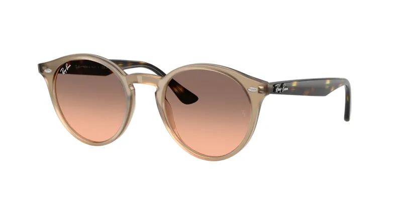 Ray - Ban Unisex Ray - Ban RB2180 678846 Gafas de sol Acetato Beige Rosa Redonda Normal Sombreado