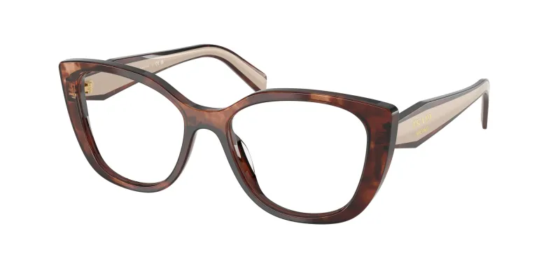 Prada Mujer Prada PR B04V 07R1O1 Monturas ópticas Acetato Marrón Cat Eye Normal