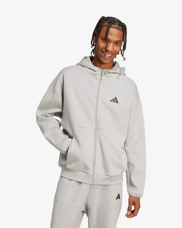 Chaqueta con capucha adidas Future Icons Small Logo gris - XS
