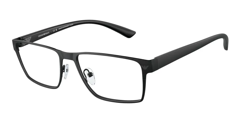 Emporio Armani Hombre Emporio Armani EA1157 3001 Monturas ópticas Metal Negro Cuadrada Normal