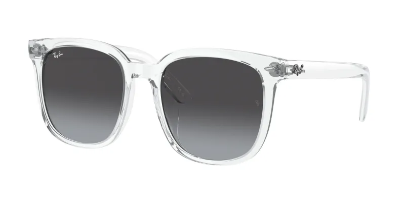 Ray - Ban Unisex Ray - Ban RB4401D 64478G Gafas de sol Inyectado Transparente Gris Cuadrada Normal