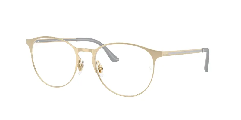 Ray - Ban Unisex Ray - Ban RX6375 2993 Monturas ópticas Metal Oro Transparente Pantos Normal