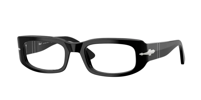 Persol Unisex Persol PO3388V 95 Monturas ópticas Acetato Negro Pillow Normal