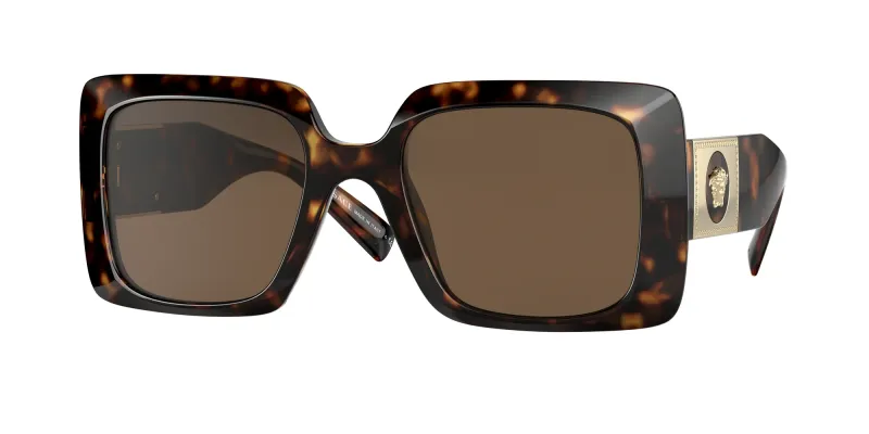 Versace Mujer Versace VE4405 108/73 Gafas de sol Acetato Tortuga Marrón Cuadrada Normal