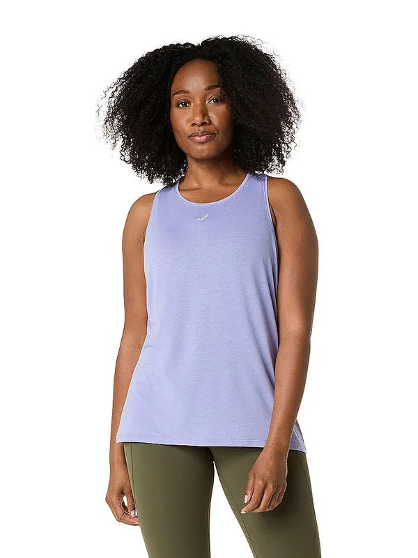 ASICS Top de running para mujer Nagino Run Adjustable lila | S