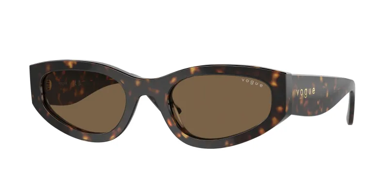 VOGUE EYEWEAR Mujer VOGUE EYEWEAR VO5585S W65673 Gafas de sol Acetato Marrón Marrón Geométrico Normal