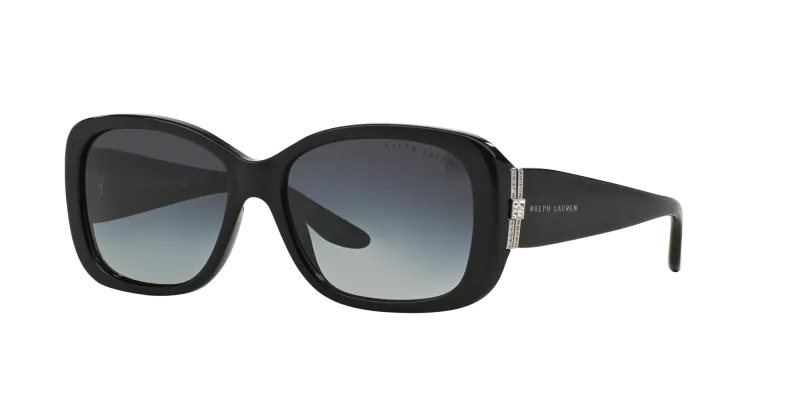 Ralph Lauren Mujer Ralph Lauren RL8127B 50018G Gafas de sol Acetato Negro Gris Cuadrada Normal Sombreado