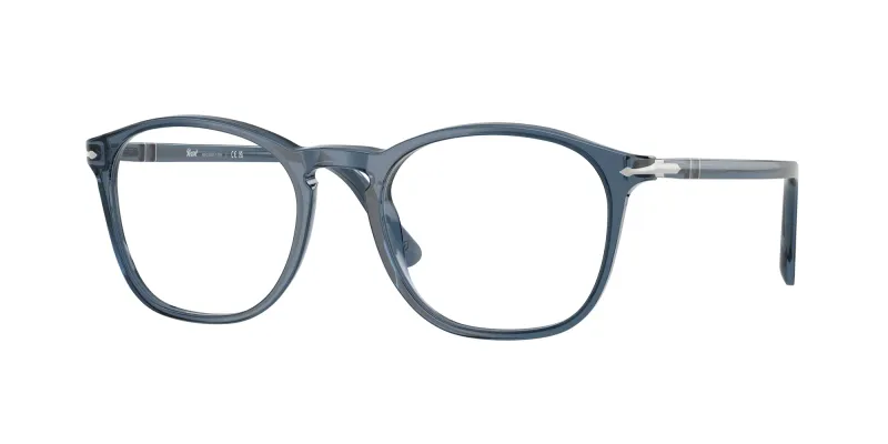 Persol Hombre Persol PO3007VM 1197 Monturas ópticas Acetato Azul Cuadrada Normal