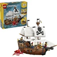 Creator 3-en-1 Barco pirata legendario, Juegos de construcción