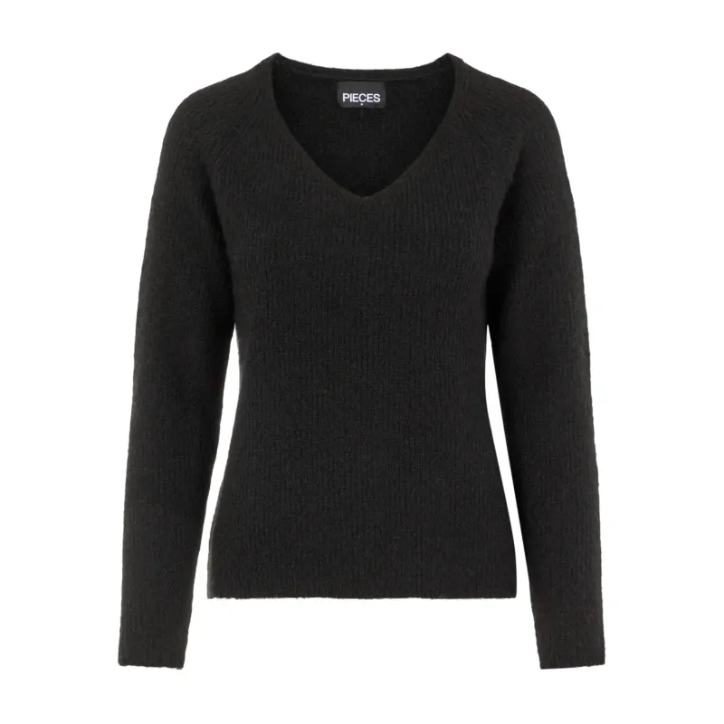 Jersey de mujer con cuello de pico Pieces Ellen