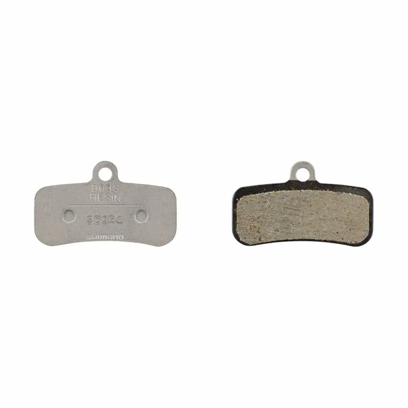Zapatas de resina y muelle para frenos de bicicleta con chaveta Shimano D03S-RX (x2)